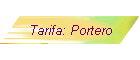 Tarifa: Portero