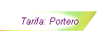Tarifa: Portero